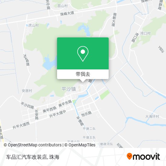 车品汇汽车改装店地图