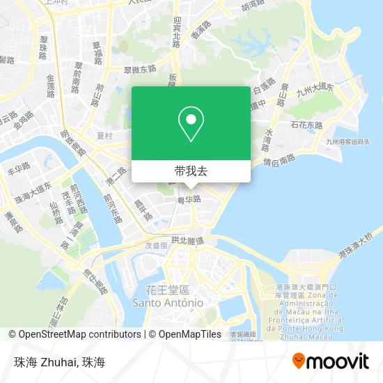 珠海 Zhuhai地图