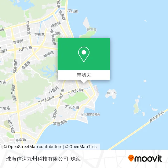 珠海信达九州科技有限公司地图