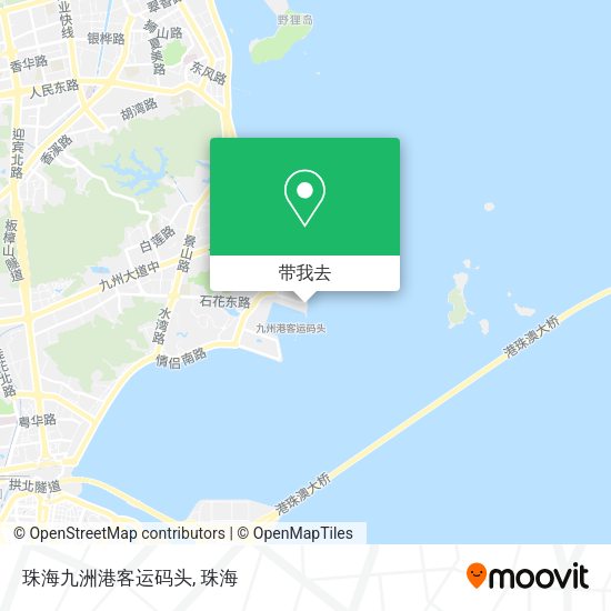 珠海九洲港客运码头地图