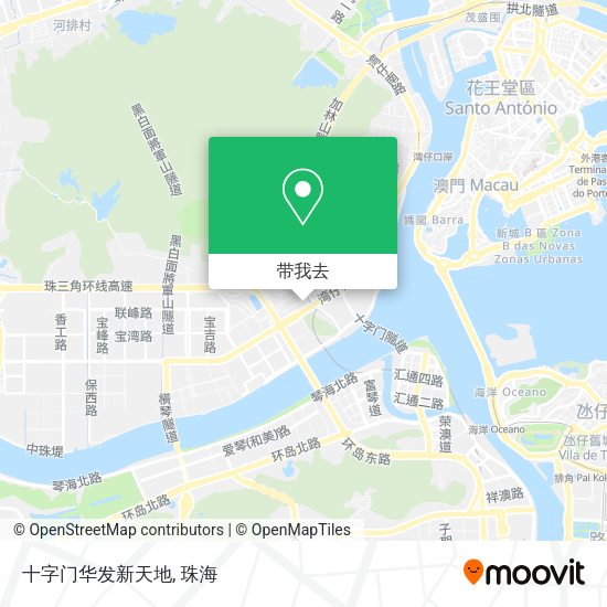 十字门华发新天地地图