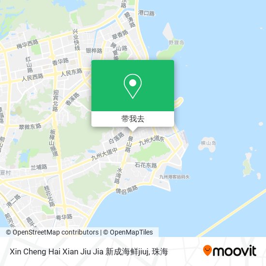 Xin Cheng Hai Xian Jiu Jia 新成海鲜jiuj地图