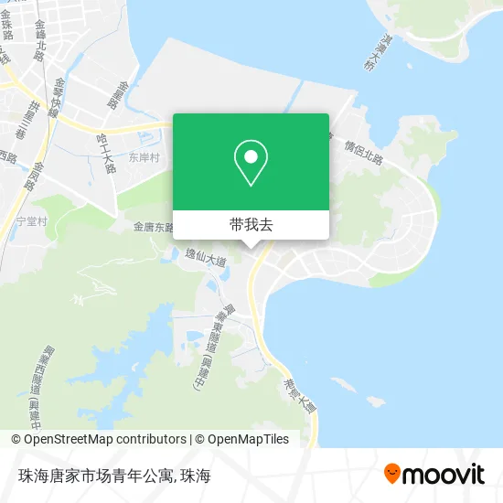 珠海唐家市场青年公寓地图
