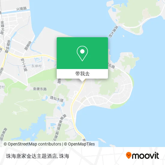 珠海唐家金达主题酒店地图
