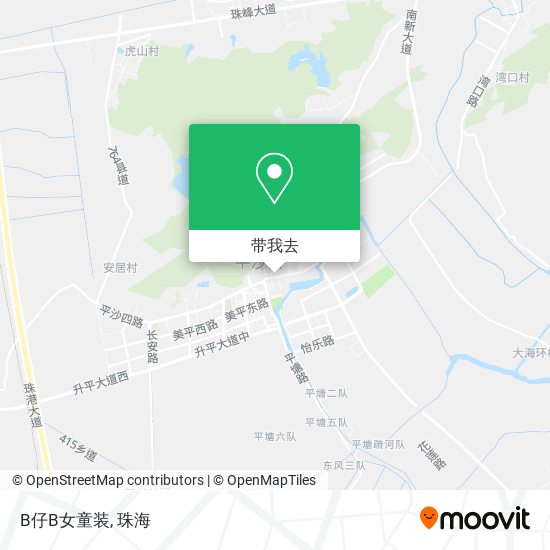 B仔B女童装地图