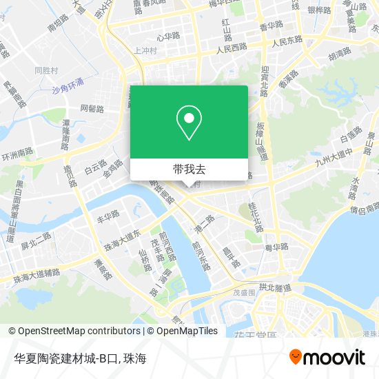 华夏陶瓷建材城-B口地图