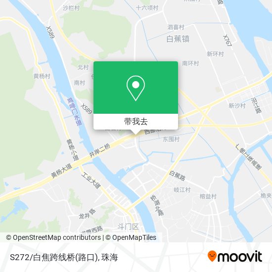 S272/白焦跨线桥(路口)地图