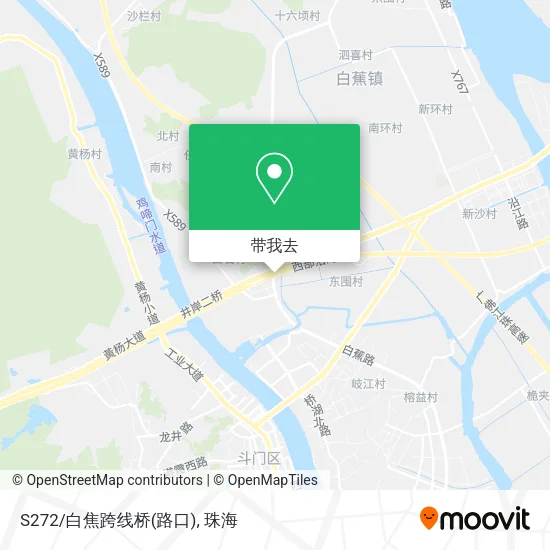 S272/白焦跨线桥(路口)地图