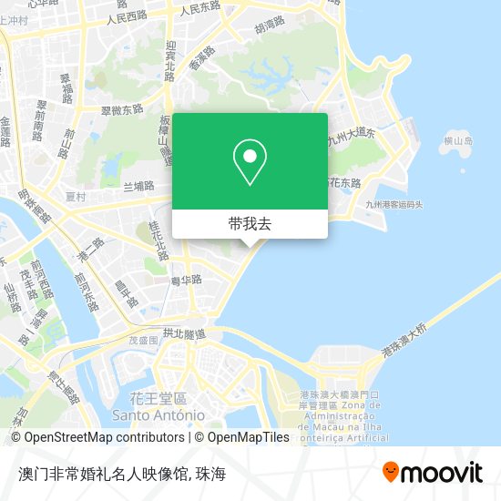 澳门非常婚礼名人映像馆地图