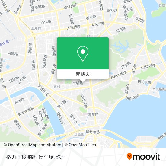 格力香樟-临时停车场地图