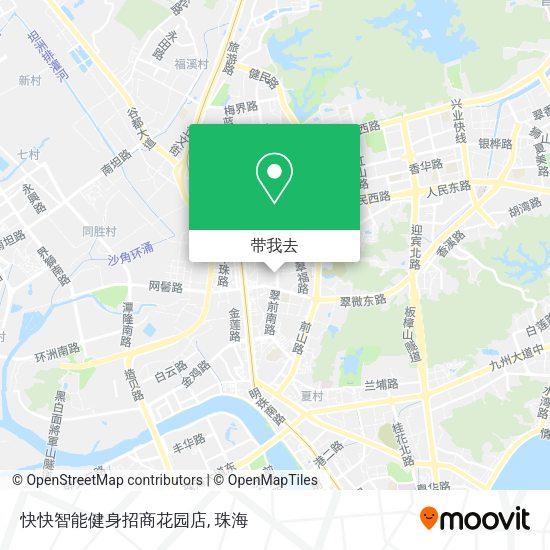 快快智能健身招商花园店地图