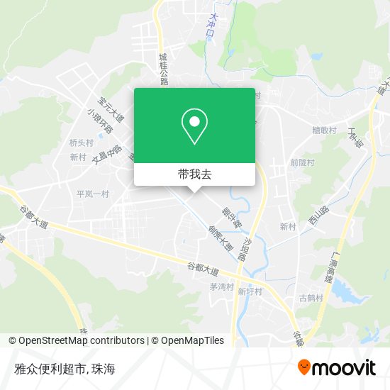 雅众便利超市地图