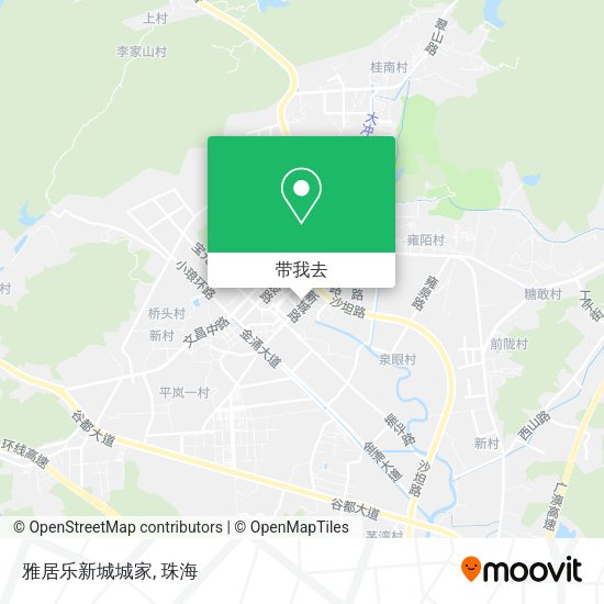 雅居乐新城城家地图