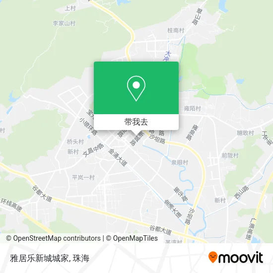 雅居乐新城城家地图