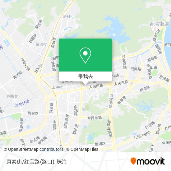 康泰街/红宝路(路口)地图