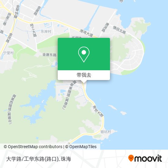 大学路/工华东路(路口)地图