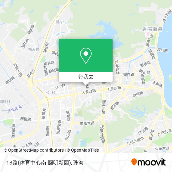 13路(体育中心南-圆明新园)地图