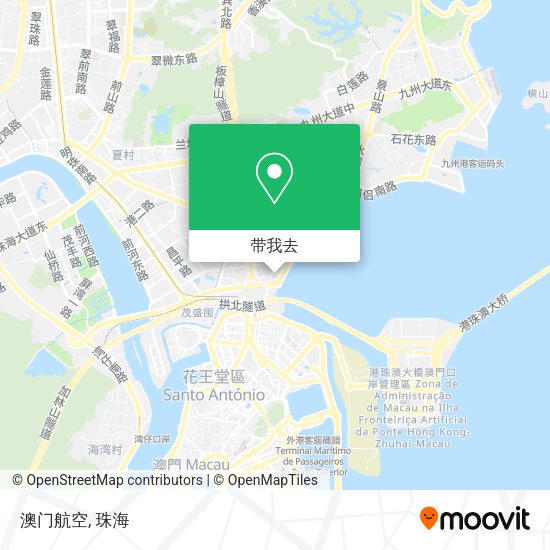 澳门航空地图