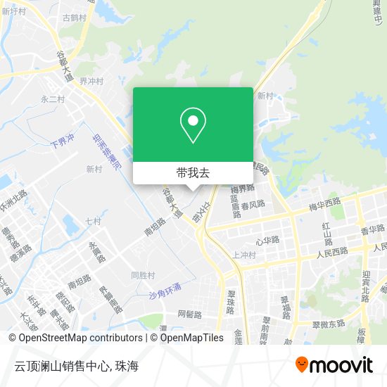 云顶澜山销售中心地图