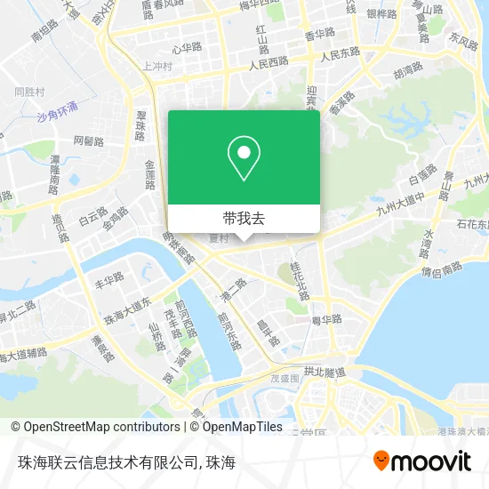 珠海联云信息技术有限公司地图