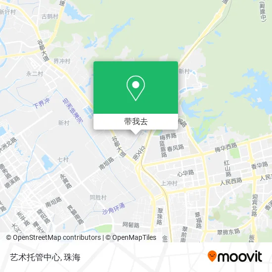 艺术托管中心地图