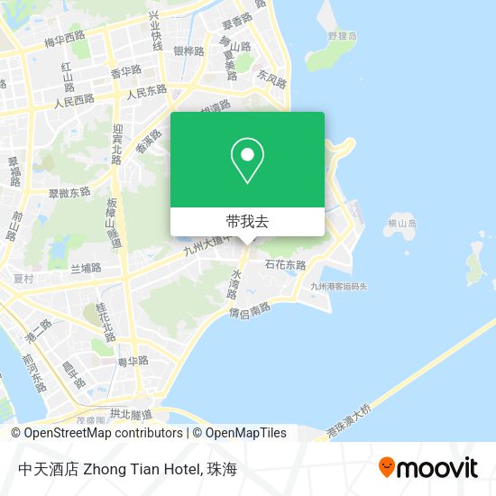 中天酒店 Zhong Tian Hotel地图