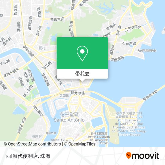 西I游代便利店地图