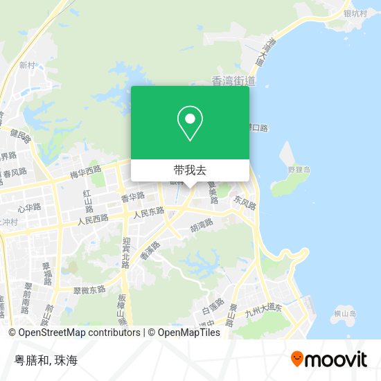 粤膳和地图