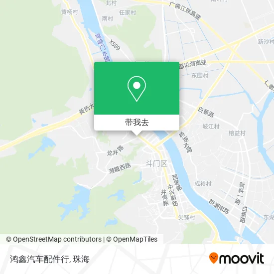 鸿鑫汽车配件行地图