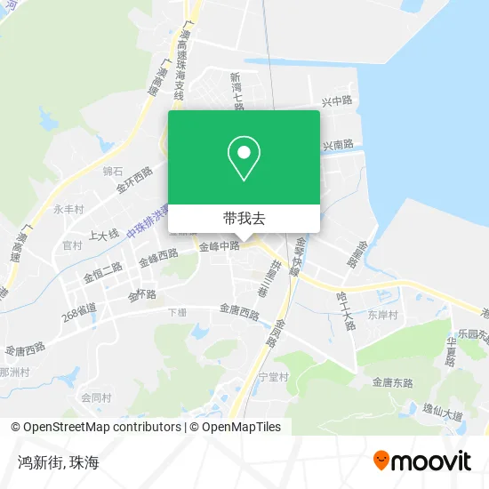 鸿新街地图
