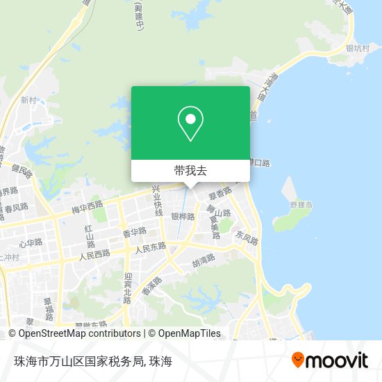 珠海市万山区国家税务局地图