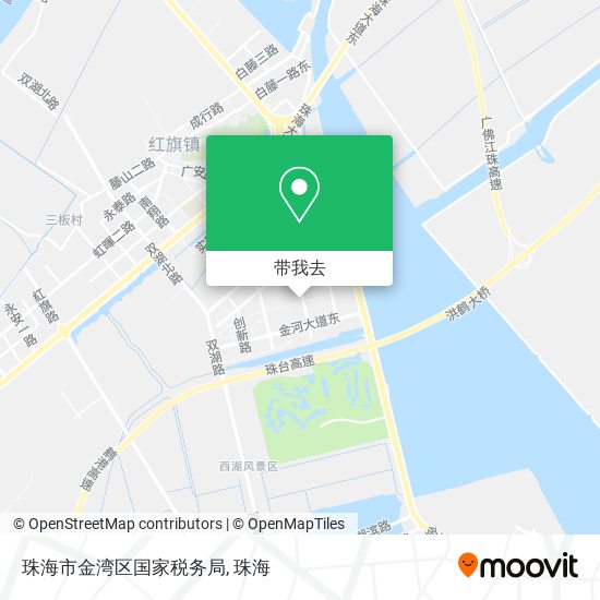 珠海市金湾区国家税务局地图