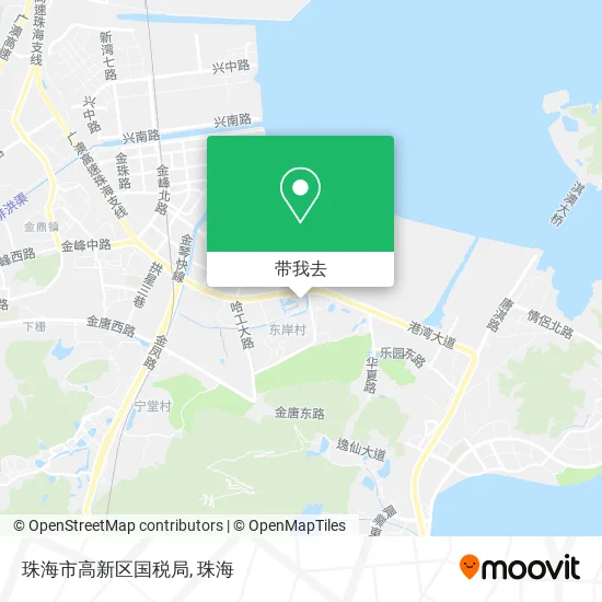 珠海市高新区国税局地图