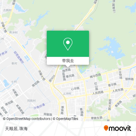 天顺居地图
