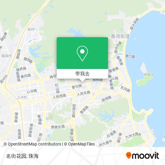 名街花园地图