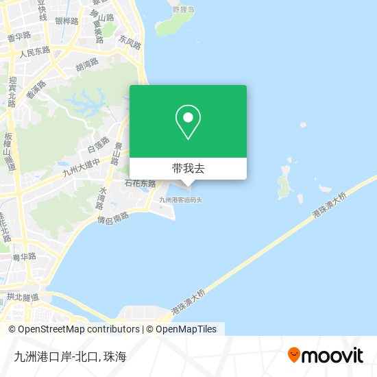 九洲港口岸-北口地图