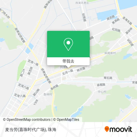 麦当劳(嘉珠时代广场)地图