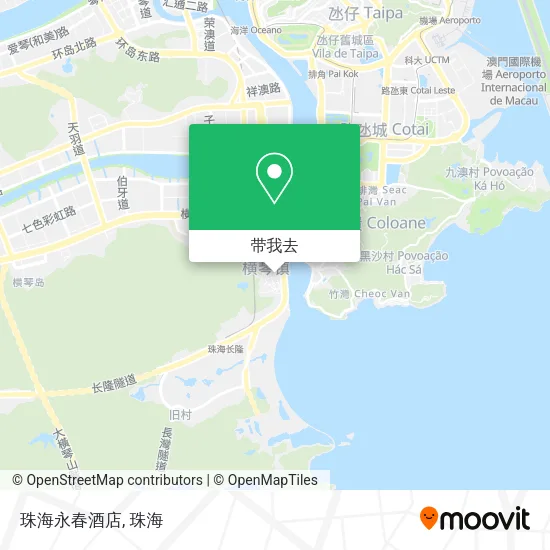 珠海永春酒店地图