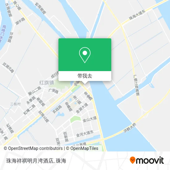 珠海祥祺明月湾酒店地图