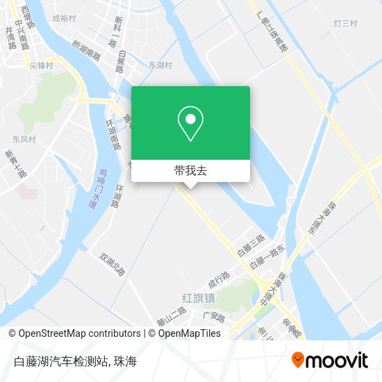 白藤湖汽车检测站地图