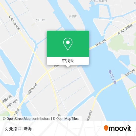 灯笼路口地图