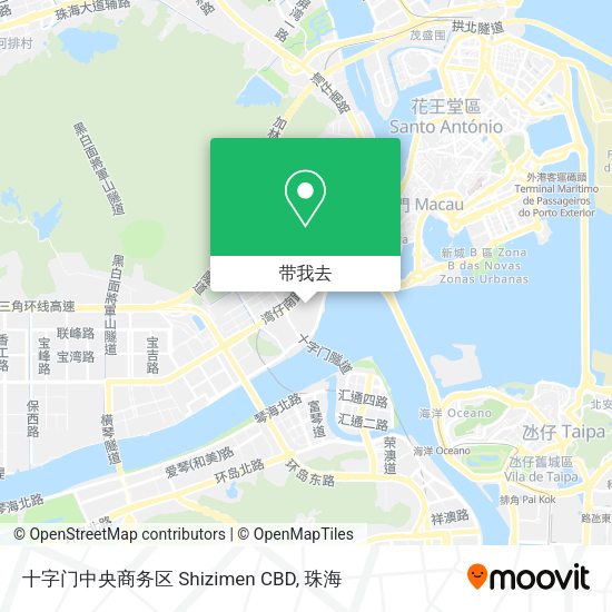 十字门中央商务区 Shizimen CBD地图