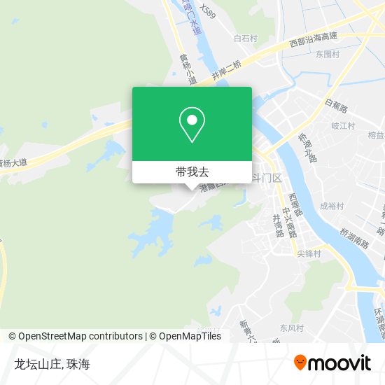 龙坛山庄地图