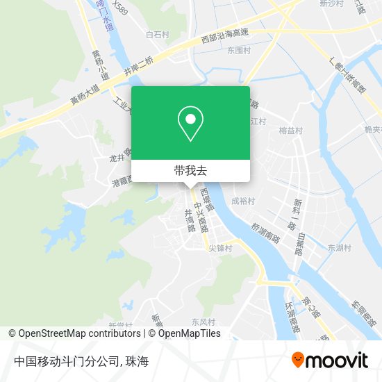 中国移动斗门分公司地图