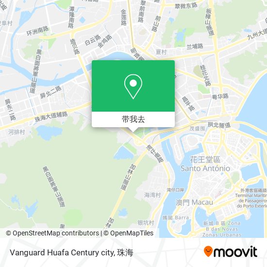 Vanguard Huafa Century city地图