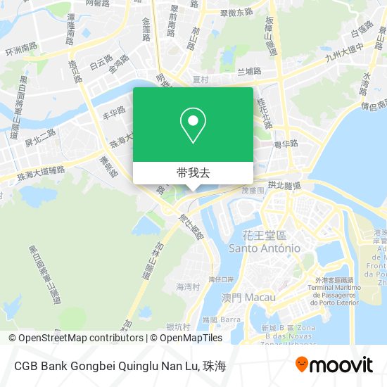 CGB Bank Gongbei Quinglu Nan Lu地图