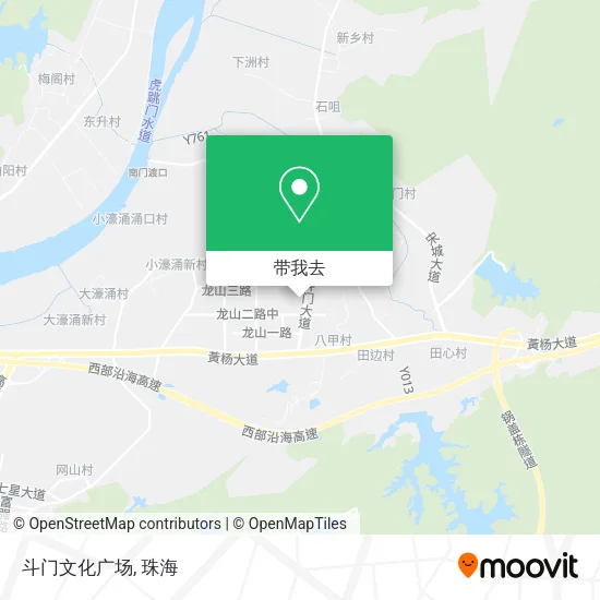 斗门文化广场地图
