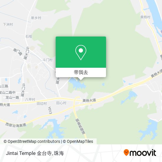 Jintai Temple 金台寺地图