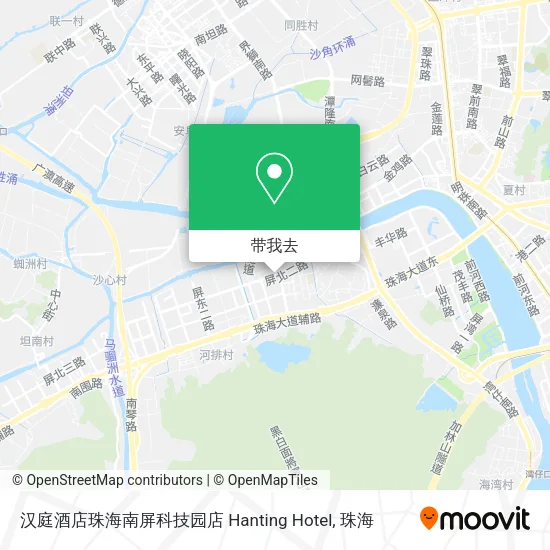 汉庭酒店珠海南屏科技园店 Hanting Hotel地图