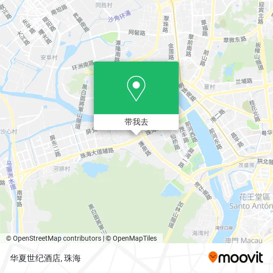 华夏世纪酒店地图